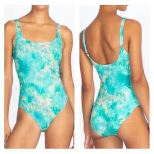 Johnny Was Calme NWT Tie-Dye Tank One Piece Swimsuit Small